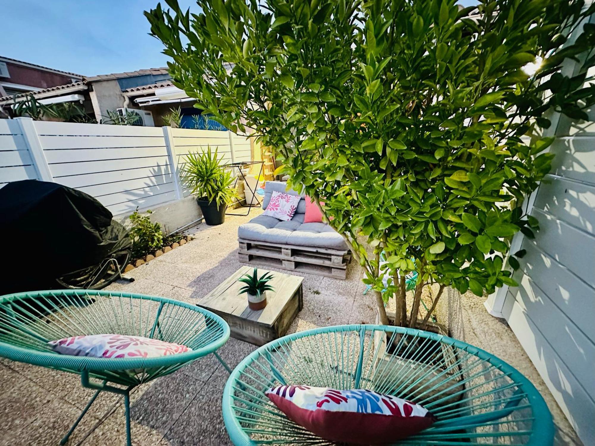 Le Sunset Marseillan-plage, Entre Et Lagune De Thau, Etape Velo, Famille, Couple, Vrp, Toutou Admis, Jardin, Parking Prive Gratuit, Velos, Clim, Wifi Fibre Gratuite, Commodites, Et Piste Cyclable A Proximite, 6 Couchages Nous Cont Appartement Marseillan (Herault)